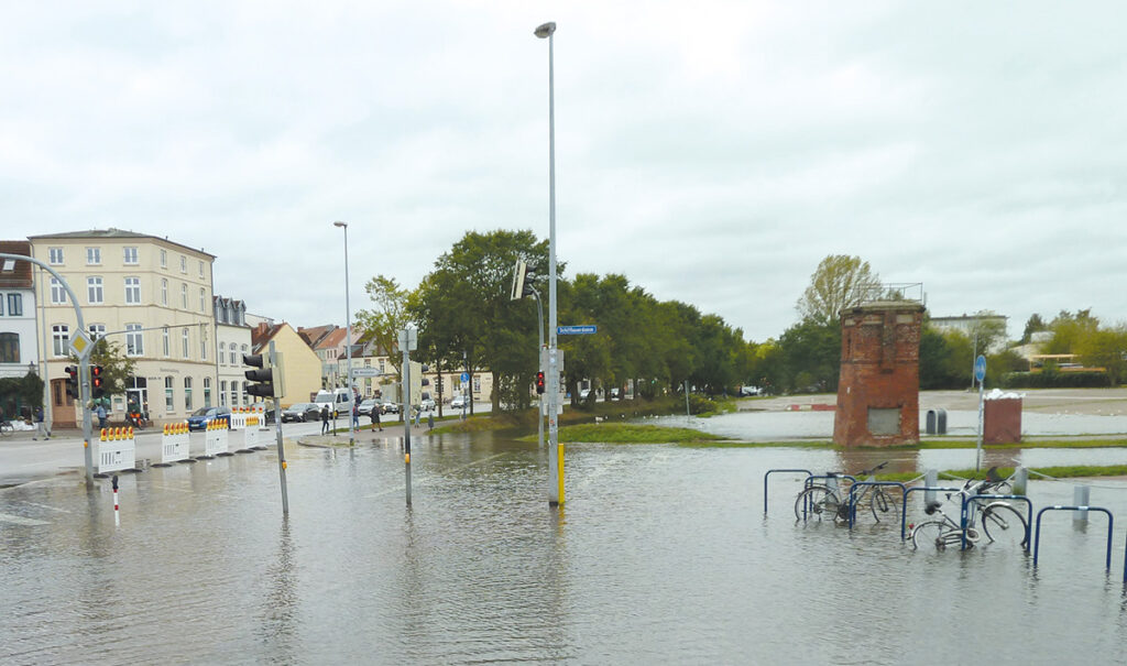 Wismar unter Wasser