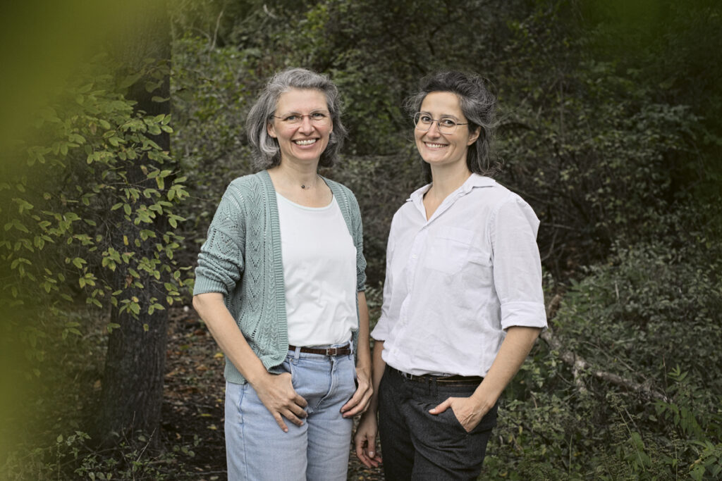 Referentin Sabine Fröhlich (l.) und Fotografin Nora Klein