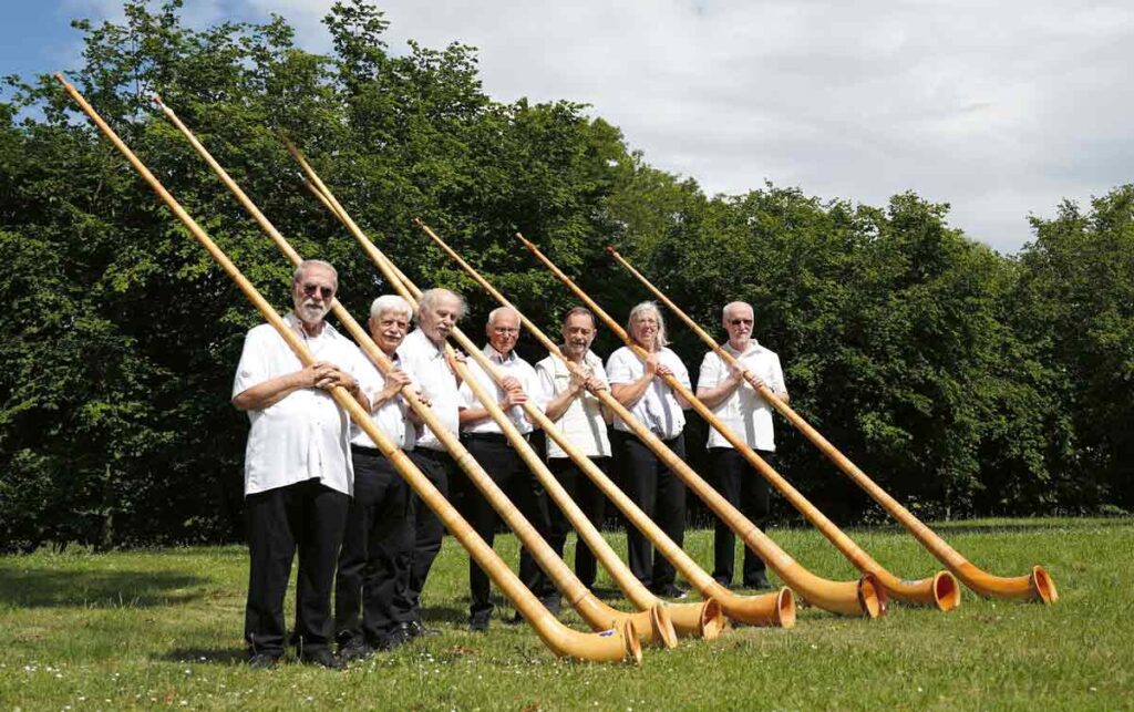 Das Alphorn-Ensemble „MeckAlp“