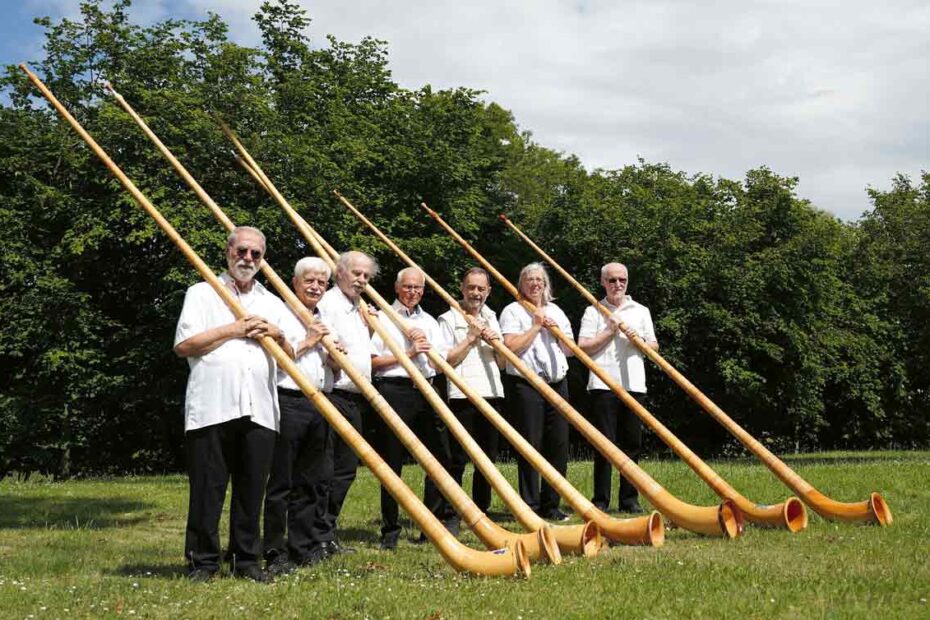 Das Alphorn-Ensemble „MeckAlp“