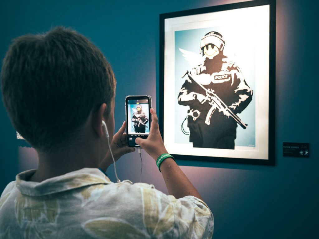 Ausstellung von Banksy