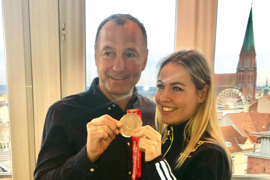 Michael Timm und Schützling Ornella Wahner