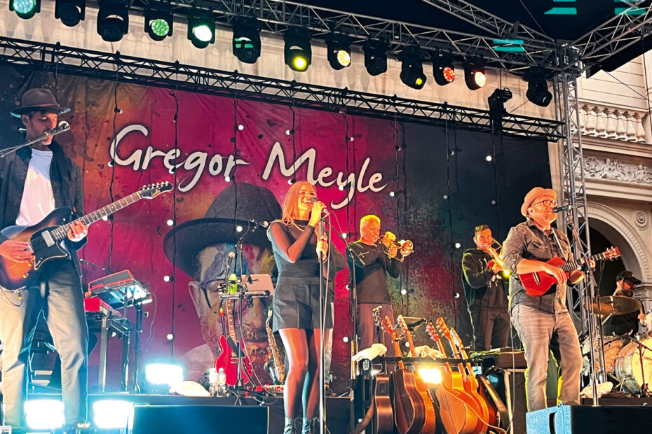 Gregor Meyle mit Band