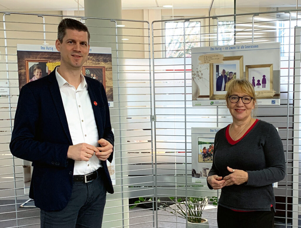 Sparkasse – Christian Nerius mit Julia Tölke-
Beckers