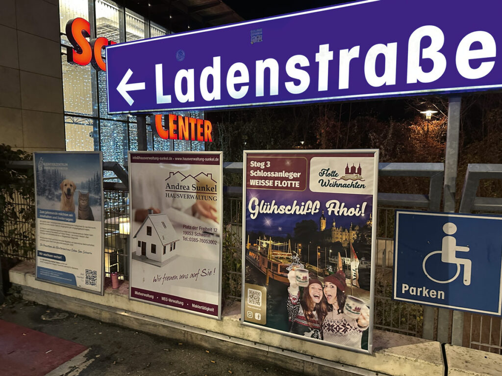 Parkhauswerbung 2025