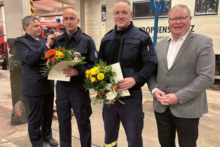 Berufsfeuerwehr in Wismar – Beförderungen