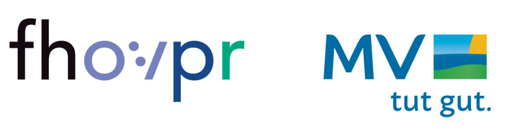 Fachhochschule Güstrow + MV tut gut Logo