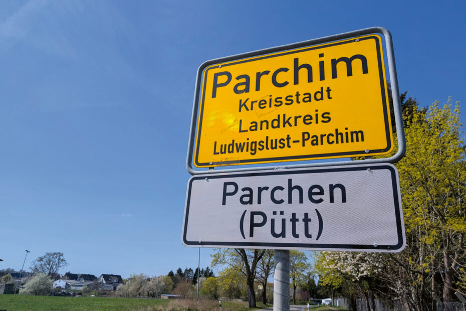 Zusatzschild - Parchim