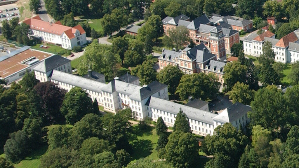 Drohnenaufnahme: Carl-Friedrich-Flemming-Klinik