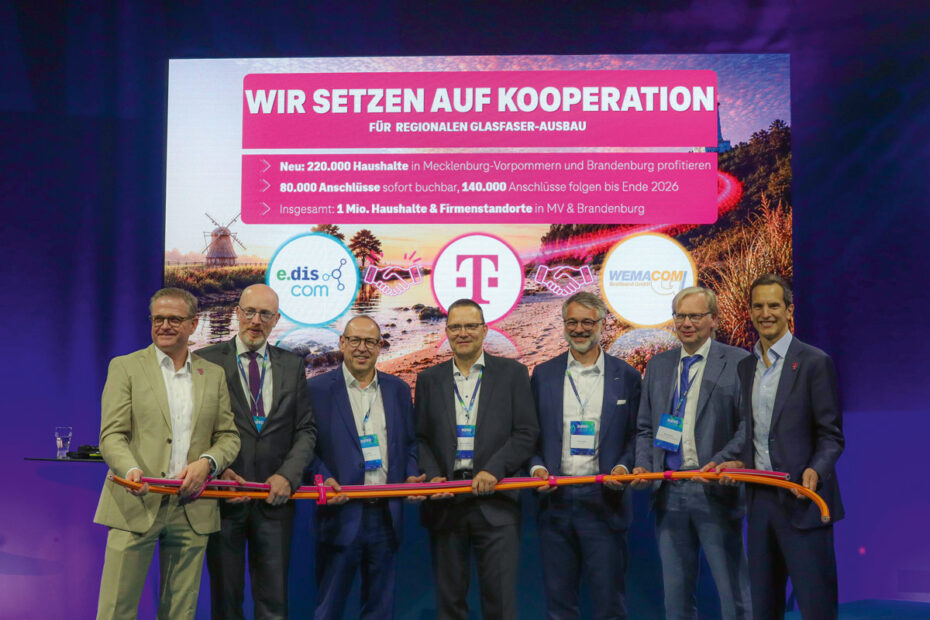 Glasfaser-ausbau - Wemacom und Telekom