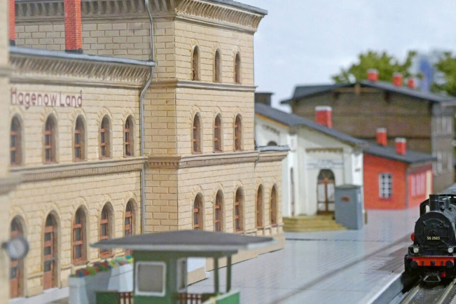 Hagenow Land Bahnhof - Modell