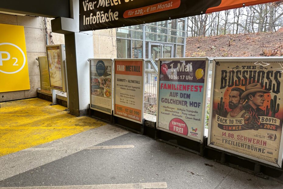 Parkhauswerbung