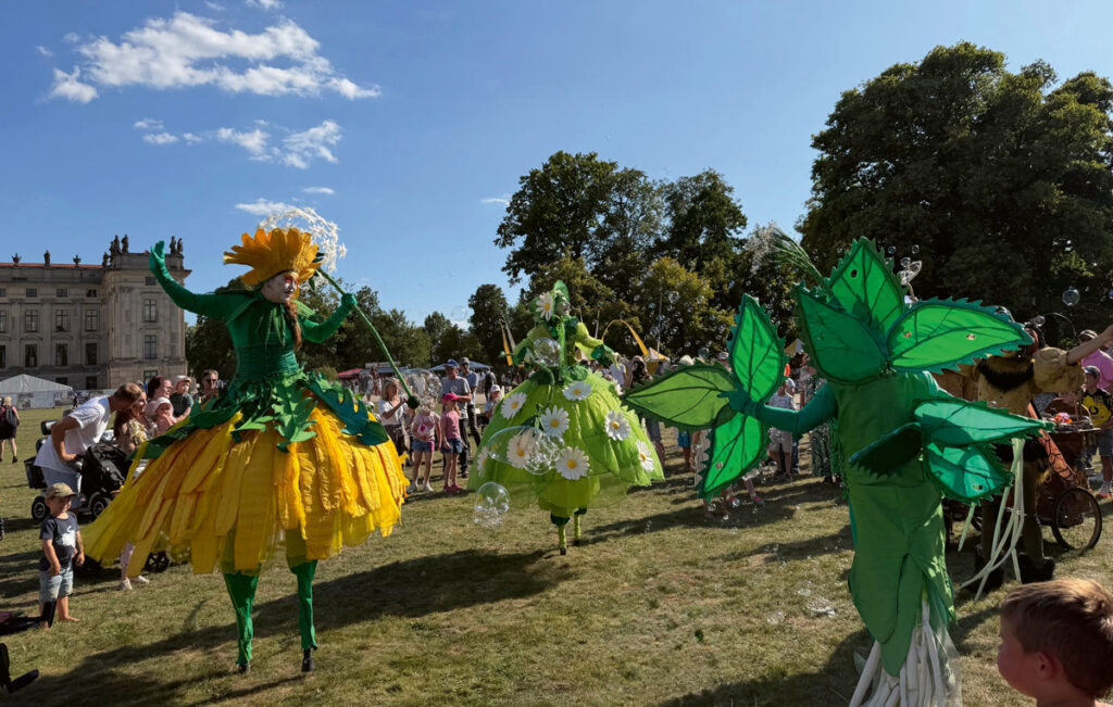 Kleines Fest im großen Park