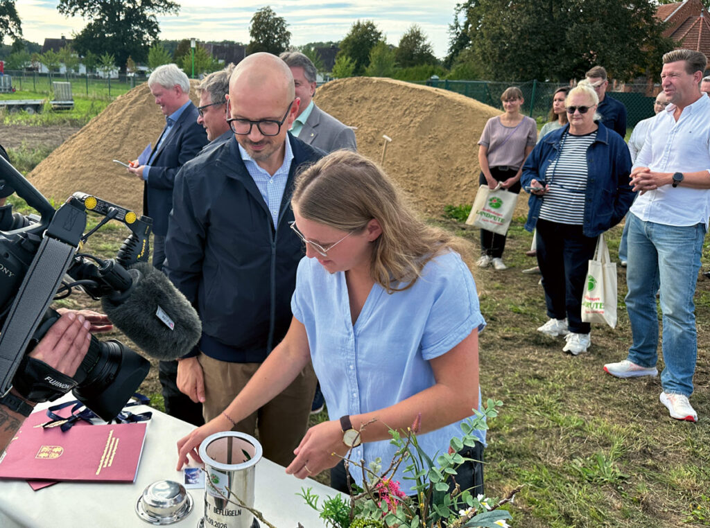 Mecklenburger Landpute - Grundsteinlegung